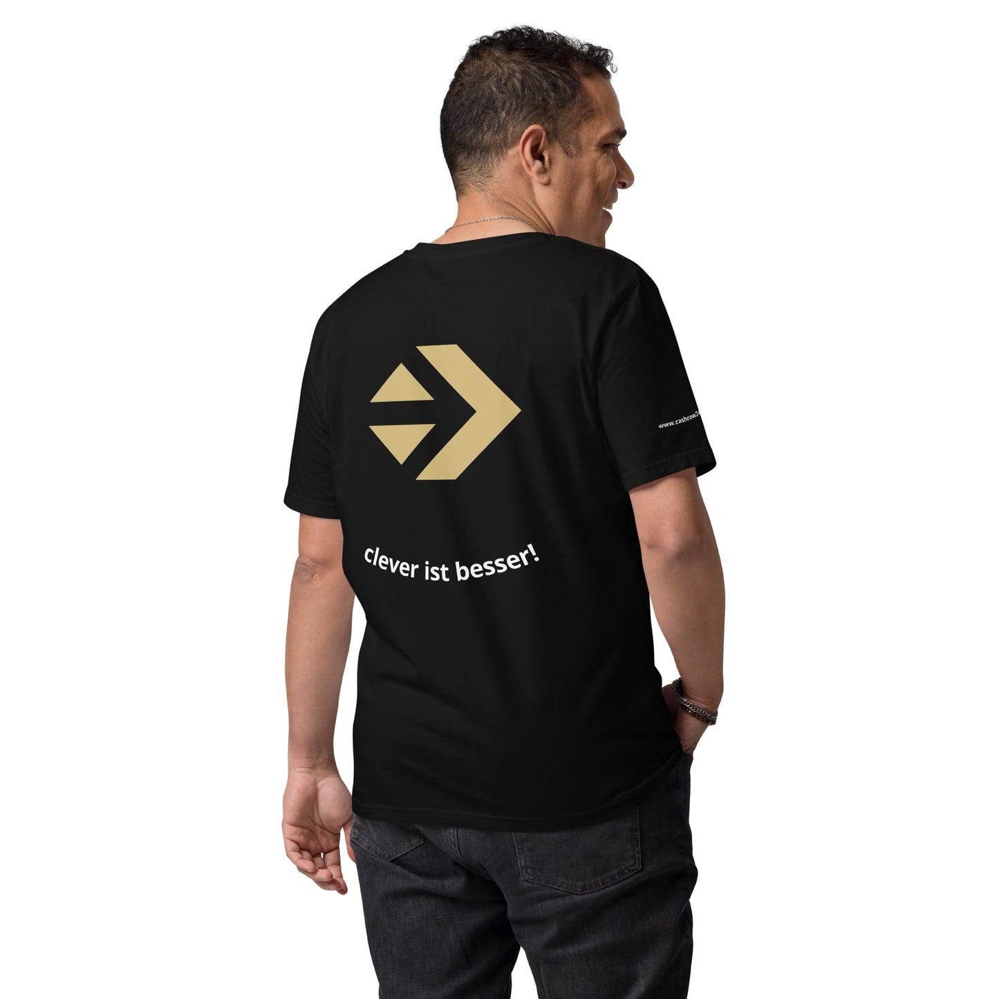 Unisex-Bio-Baumwoll-T-Shirt - Clever ist besser