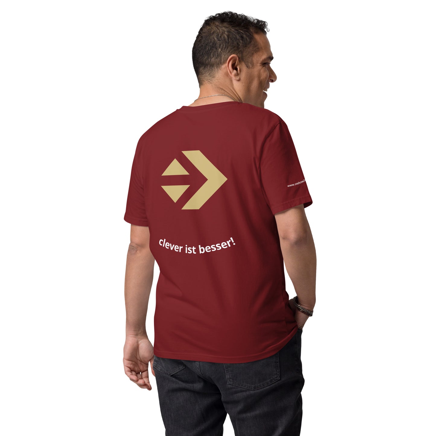 Unisex-Bio-Baumwoll-T-Shirt - Clever ist besser