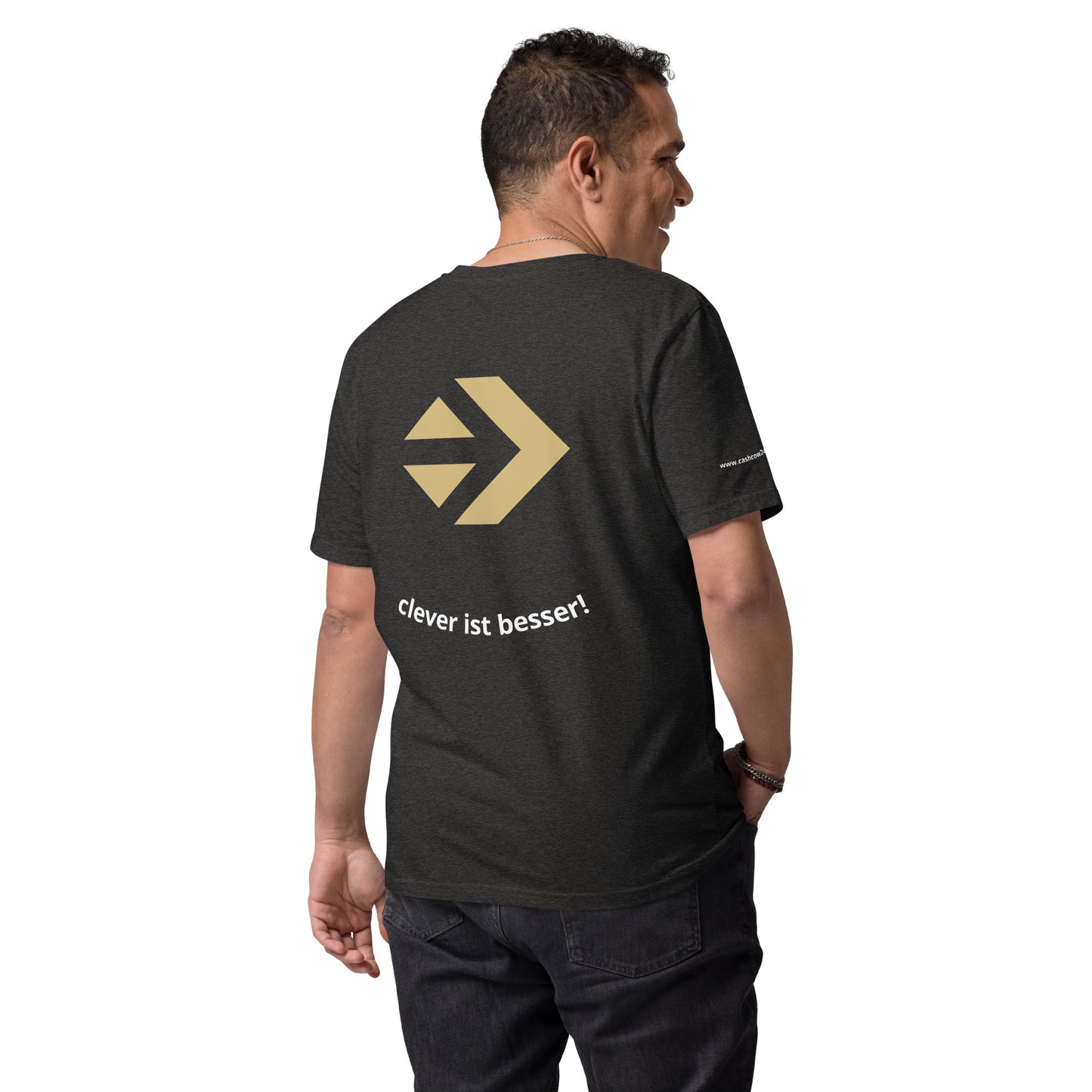 Unisex-Bio-Baumwoll-T-Shirt - Clever ist besser