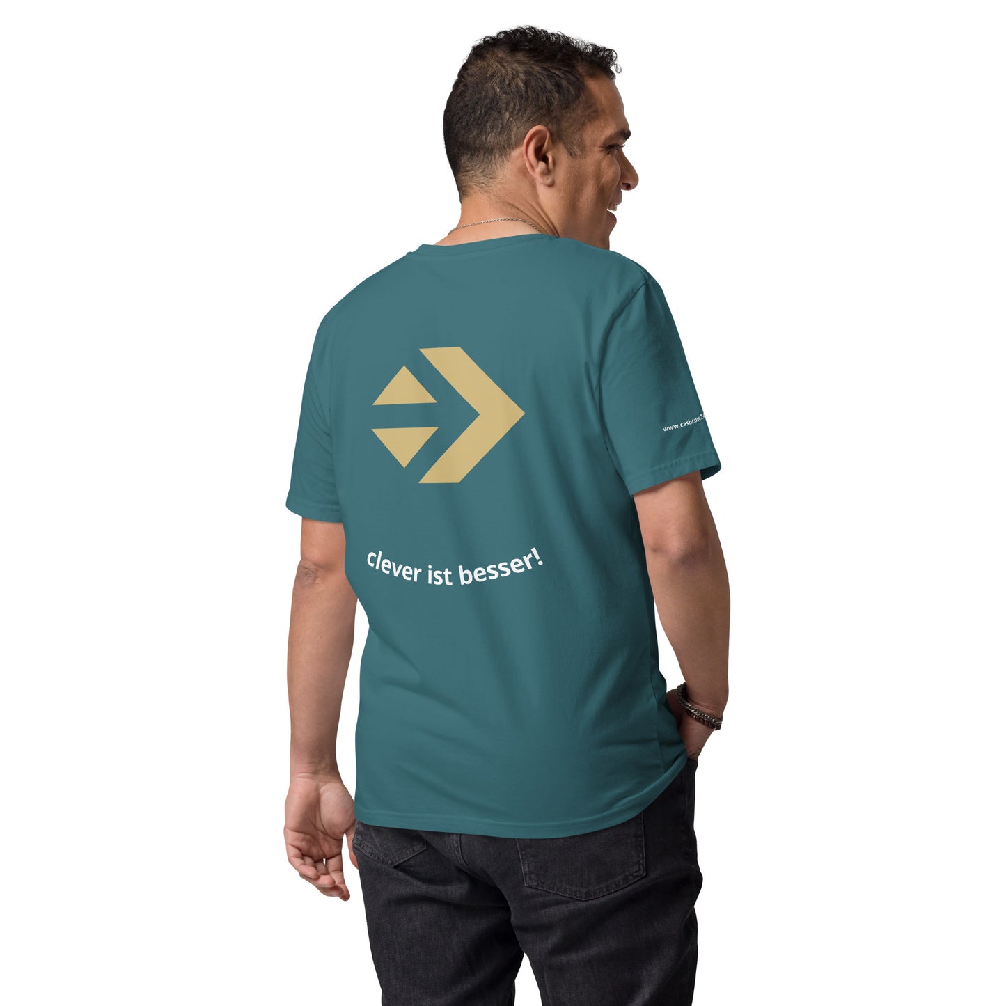 Unisex-Bio-Baumwoll-T-Shirt - Clever ist besser