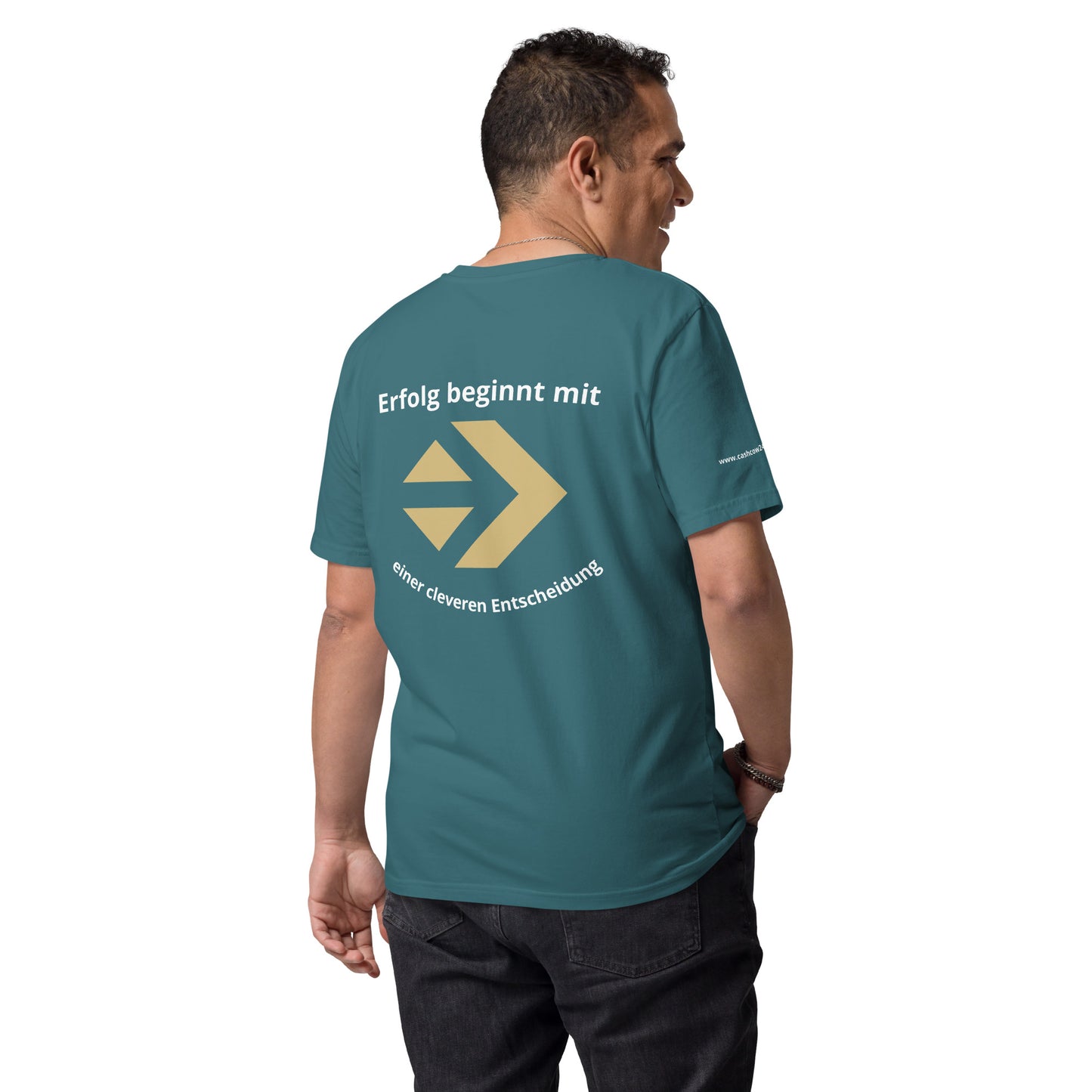 Unisex-Bio-Baumwoll-T-Shirt - Erfolg beginnt mit einer Cleveren Entscheidung