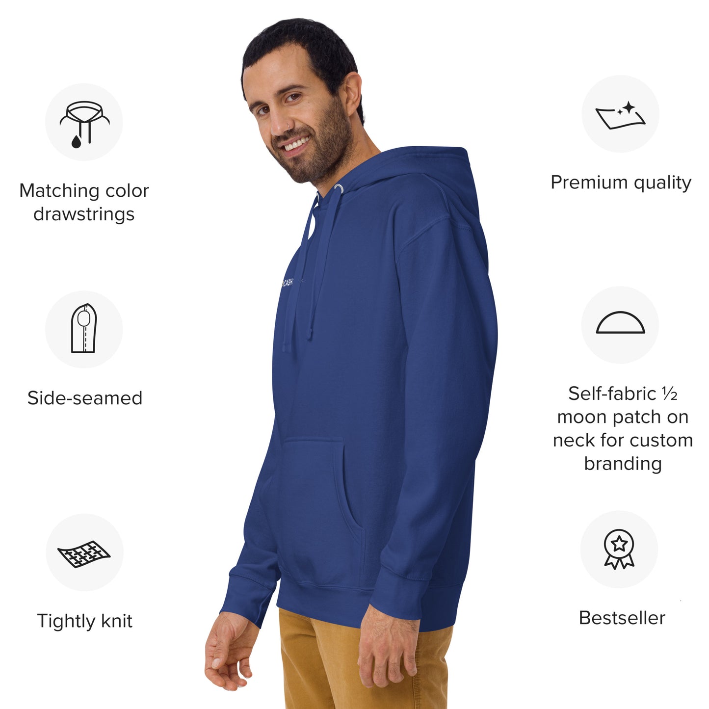 Unisex-Kapuzenpullover CashCow liefert ab